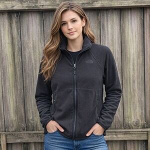 The North Face Glacier Full Zip TKA 100 Fleece Jacket Black Size Medium Gorpcore